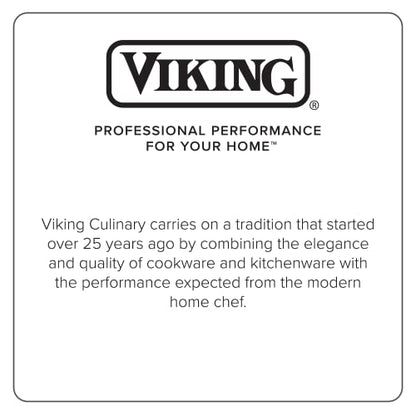 Viking Culinary 3-Ply Stainless Steel Oval Roasting Pan, 8.5 Quart, Includes Metal Induction Lid & Rack, Dishwasher, Oven Safe, Works on All Cooktops including Induction