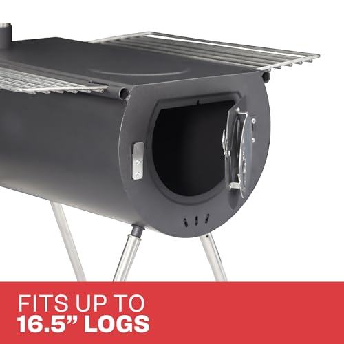 US Stove CCS18 Caribou Outfitter Portable Camp Stove - 18 Inch, Black, Medium