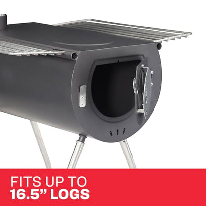 US Stove CCS18 Caribou Outfitter Portable Camp Stove - 18 Inch, Black, Medium