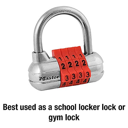 Master Lock Set Your Own Combination Padlock, 1 Pack, Color May Vary