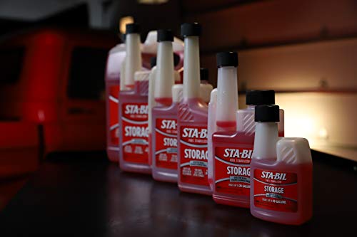 STA-BIL Storage Fuel Stabilizer - Keeps Fuel Fresh for 24 Months - Prevents Corrosion - Gasoline Treatment that Protects Fuel System - Fuel Saver - Treats 40 Gallons - 16 Fl. Oz. (22207-12PK)