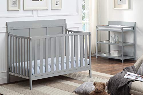 Suite Bebe Shailee 4-in-1 Convertible Crib Grey