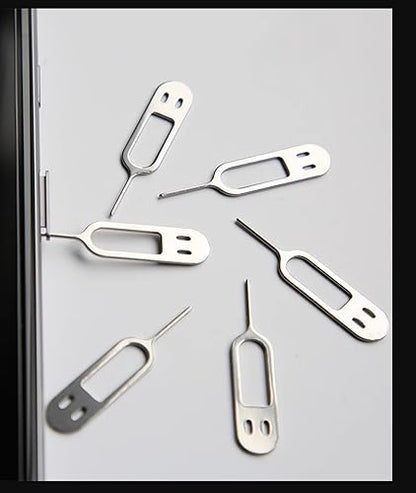 10 Pieces SIM Card Removal Openning Tool Tray Eject Pins Needle Opener Ejector Compatible with All iPhone Apple iPad Samsung Galaxy Cell Phone Smartphone Remover SCT018