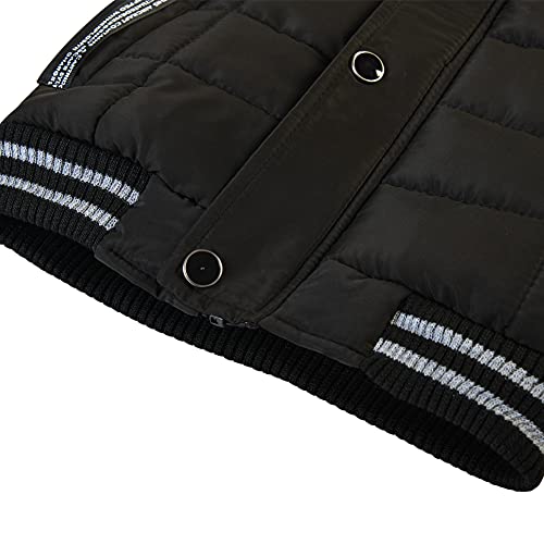 AMIYAN Toddler Boys Down Jacket Fur Collar Hood Thick Warm Winter Snowsuit Coat Parka