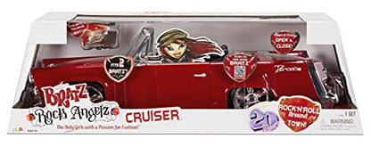 Bratz® Rock Angelz™ 20 Yearz Special Edition Cruiser Car – Convertible Vehicle with Working Doors and Trunk, Lights, Seat Belts and Steering Wheel. fits 2 Fashion Dolls