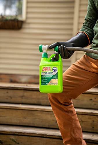 MOLD ARMOR E-Z Deck Wash for Wood Surfaces, Composite Deck & Fence, 64 oz.