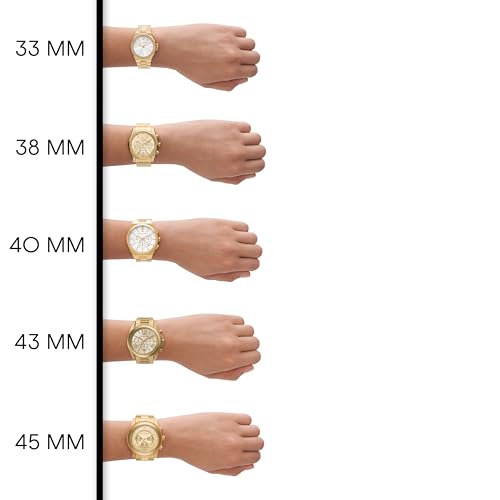 Michael Kors Women's Pyper Gold-Tone Stainless Steel and Cheetah Print Leather Band Watch (Model: MK4751)