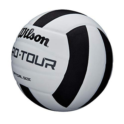 WILSON Pro Tour Indoor Volleyball - Black/White 25.59in - 26.38"