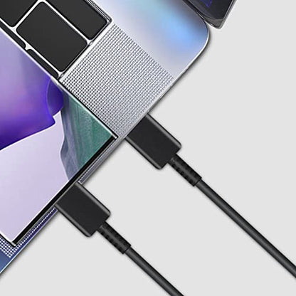 25W Type C Super Fast Charger with 6FT USB C to C Charger Cable Compatible with Samsung Galaxy S23 Ultra/S23/S23+/S22/S22 S21 S20 Ultra/S22+/S21+/ Ultra/S20/S20+/, 2PacK