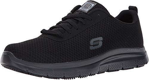 Skechers Men's Flex Advantage Bendon Work Shoe, Black, 10.5