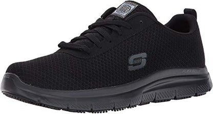 Skechers Men's Flex Advantage Bendon Work Shoe, Black, 10.5