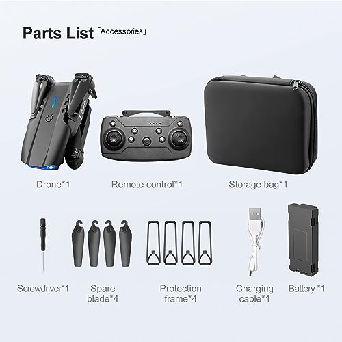 2023 FPV Drone with 4K Dual HD Cameras Upgraded Version RC Quadcopter for Adults and Kids, Beginner WiFi RC Drone Live Video, HD RC Plane