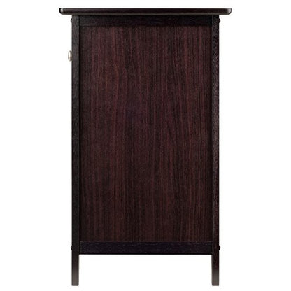 Winsome Eugene Accent Table, 18.9 inches, Espresso
