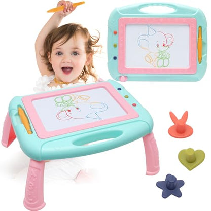 Toddler Girl Toys for 1-2 Year Old,Magnetic Drawing Board,Kids Toys for 1 2 3 Year Old Girls Boys,Easter Gifts for Kids,Magna Erasable Doodle Board,Baby Toys,Learning Toys Gifts for Girls Boy Birthday