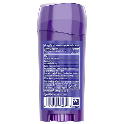 Lady Speed Stick Invisible Dry Antiperspirant Deodorant, Shower Fresh, 2.3oz, 4 Pack