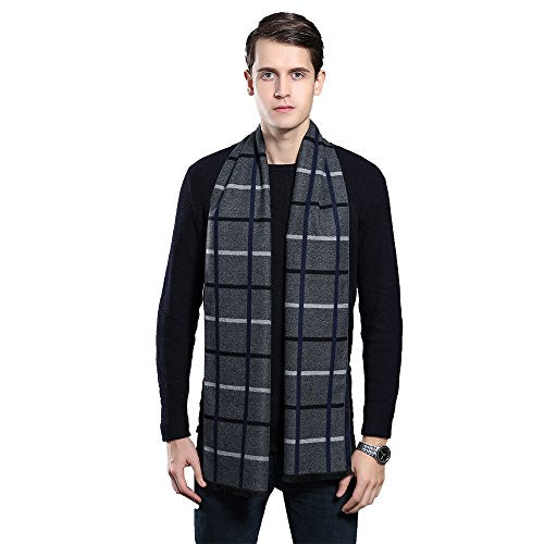 OHAYOMI Mens Scarf Winter Fashion Formal Soft Scarves for Men