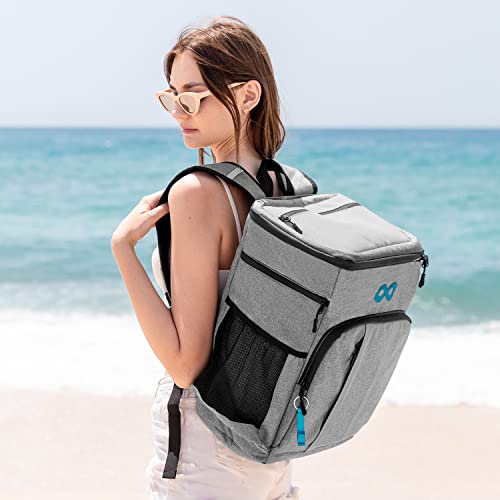 54 Cans Backpack Cooler - Everlasting Comfort Beach Cooler Backpack Insulated Leak Proof - Soft Cooler Bag for Picnic, Camping, & Beach Accessories. Sandproof, Water-Resistant, Lightweight
