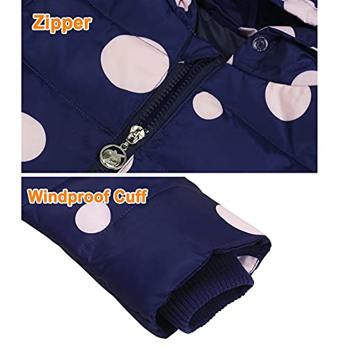 Baby Boys Girls Snowsuit Toddler Hooded Down Jacket Coat + Snow Pants Kids 2 Pieces Ski Set 18 Months - 4 Years (Blue, 18-24 Month)