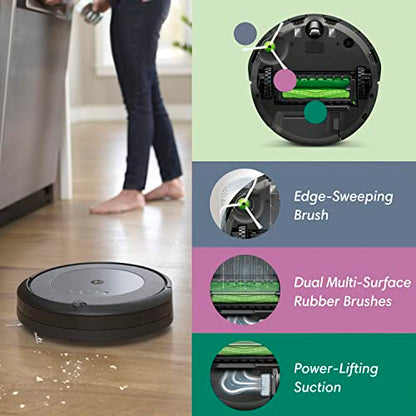 iRobot Roomba i4 EVO (4150) Wi-Fi Connected Robot Vacuum – Now Clean by Room with Smart Mapping Compatible with Alexa Ideal for Pet Hair Carpets & Hard Floors, Roomba i4