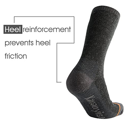 KAVANYISO Men's Merino Wool Hiking Socks Breathable Athletic Crew Thicken