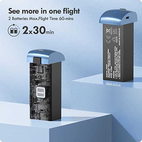 Veeniix V11MINI Drones with Camera for Adults 4K 60Min Flight Time, Under 250g, 5GHz WiFi Transmission, GPS Auto Return, Waypoints, Follow Me, Altitude Hold, Circle Fly, Easy to Fly Gift for Beginner