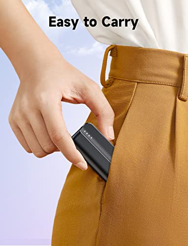 Tiitarn Small Portable Charger, 5000mAh Foldable Power Bank Built in Stand Mini Battery Pack Charger Compatible with i-Phone 14/14 Pro Max/13/13 Pro Max/12/12 Pro Max/11 Pro/XS Max/XR/X/8/7
