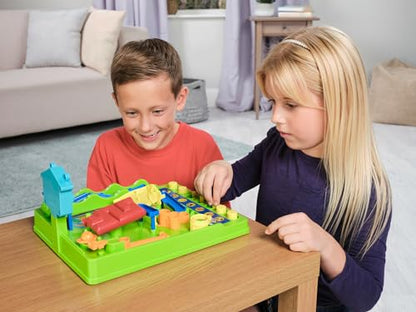 TOMY Games Screwball Scramble Marble Run Game for Kids - Timed Marble Maze Kids Games - Cooperative Board Games for Family Game Night - 1-4 Players - Ages 5 Years and Up
