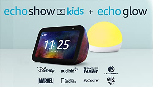 All-new Echo Show 5 (3rd Gen) Kids with Echo Glow