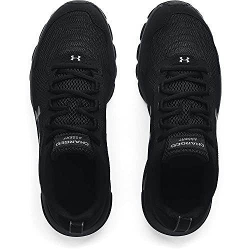 Under Armour mens Charged Assert 9 Running Shoe, Black (003 Black, 9.5 US