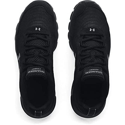 Under Armour mens Charged Assert 9 Running Shoe, Black (003 Black, 9.5 US