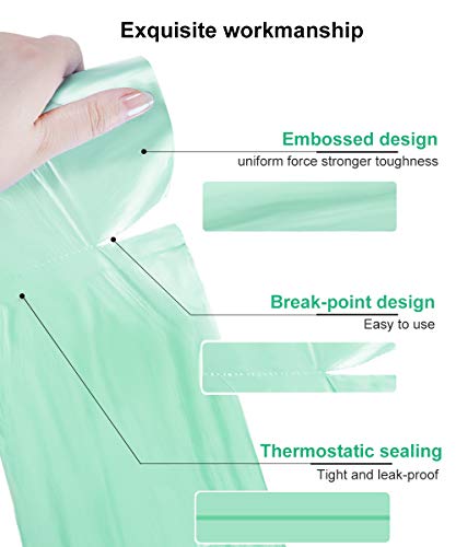 1.2 Gallon Small Trash Bags Garbage Bags, AYOTEE Mini Compostable Strong Bathroom Wastebasket Can Liners trash Bags for Home Office Kitchen fit 5L,5 Liter,1 Gal,Green