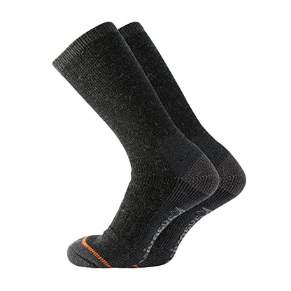 KAVANYISO Men's Merino Wool Hiking Socks Breathable Athletic Crew Thicken