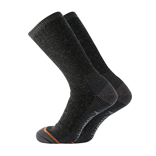KAVANYISO Men's Merino Wool Hiking Socks Breathable Athletic Crew Thicken