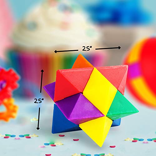 Neliblu Party Favors for Kids, 12 Pack (8.82 x 6.69 x 2.91) Fun Puzzle Balls - Goody Bag Fillers-Treasure Box Prizes for Classroom,Fidget Brain Teaser Puzzles Clear Instructional Videos Included