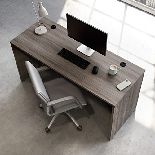 OFFICE WORKS BY SAUDER Affirm Commercial Desk 60" x 24", L: 59.06" x W: 23.47" x H: 29.29", Hudson Elm Finish