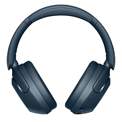 Sony WH-XB910N Extra BASS Noise Cancelling Headphones, Wireless Bluetooth Over The Ear Headset with Microphone and Alexa Voice Control, Blue (Amazon Exclusive)