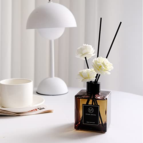 YINMI Reed Diffuser 6.7 oz (200ml), Black Cherry Scented Reed Diffuser Set,Reed Diffuser & Oil Diffuser Sticks, Aromatherapy, Home & Kitchen Décor,Fragrance and Gifts,2pk