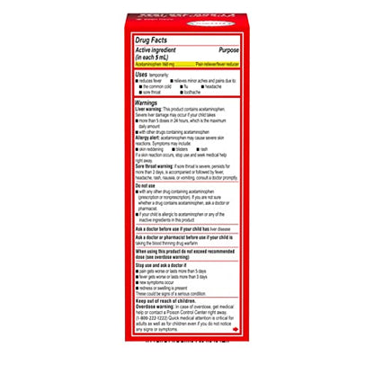 Tylenol Children's Oral Suspension, Bubblegum, 4 Fl. Oz