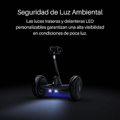 Segway Ninebot S Smart Self-Balancing Electric Scooter, Dual 400W Motor, Max 13.7 Miles Range & 10MPH, Hoverboard with LED Light, Compatible with Gokart kit