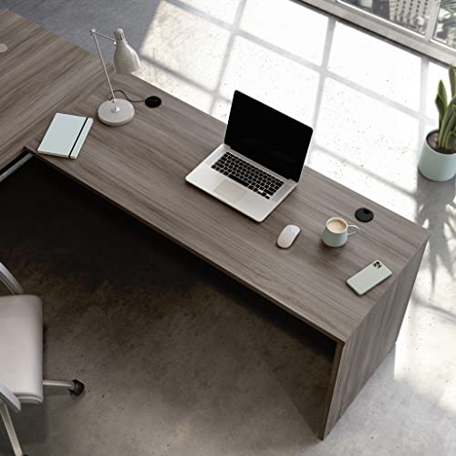 OFFICE WORKS BY SAUDER Affirm Commercial Desk 60" x 24", L: 59.06" x W: 23.47" x H: 29.29", Hudson Elm Finish