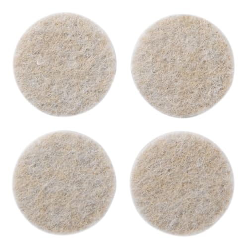 Scotch Felt Pads, Felt Furniture Pads for Protecting Hardwood Floors, Round, 1 in. Diameter, Beige, 32 Pads