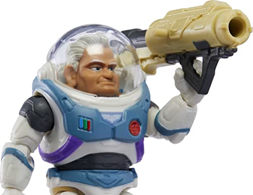 Mattel Disney Pixar Lightyear Space Ranger Alpha Darby Steel Figure, Authentic Action Figure 5 Inch Scale,14 Posable Joints, Collectible Toy 4 Years & Up