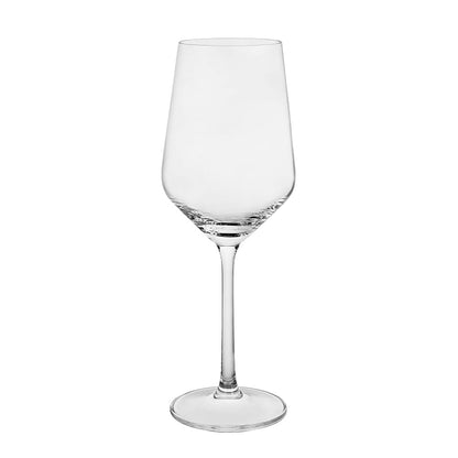 BTGLLAS 380ML 12 Ounce - Set of 2 Classic Hand Blown Crystal Bordeaux Red Wine Glasses Durable Clear White Lead-free Glass Cup With Gift Packaging For Party (Crystal, 2Pcs12OZ)
