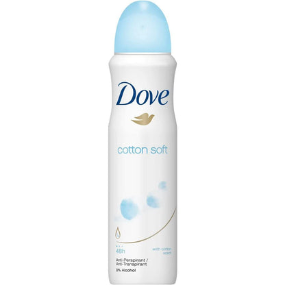 UPDATE: DEAD! Dove Antiperspirant Spray, International Version, 150 ml (Pack of 10) - Mixed within available scents, no more than 2 products of the same scent