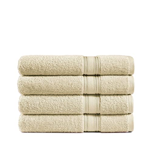 Bath Towels Set - 100% Ring Spun Cotton Towels Set, Oversized Bath Towels, Highly Absorbent Bath Towel Sets for Bathroom, 54" x 28", Extra Large Bath Towels,Quick Dry Towels for Body- Cotton