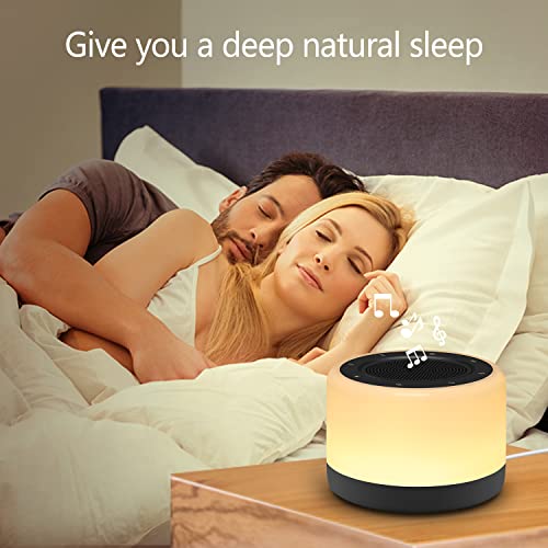YYDSKIT White Noise Machine with Night Light, Sleep Sound Machine with 32 Soothing Sounds, Plug in,Easy Touch Control,Auto-Off Sleep Timer for Baby Kids Adults Sleeping,Relaxing