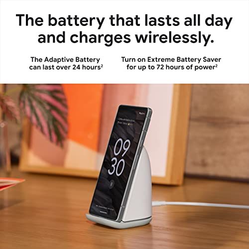 Google Pixel 7a - Unlocked Android Cell Phone with Wide Angle Lens and 24-Hour Battery - 128 GB -  Snow