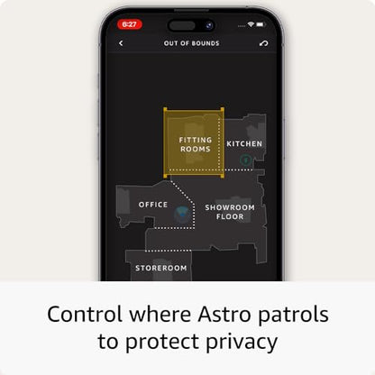 Introducing Amazon Astro for Business, Mobile security robot, Works with Ring Alarm, Includes 120-day free trial of Astro Secure and Ring Protect Pro