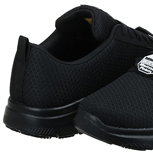 Skechers Men's Flex Advantage Bendon Work Shoe, Black, 10.5