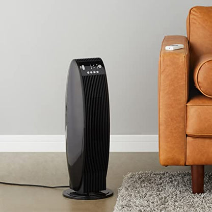 Amazon Basics Digital Tower Heater Black 23 Inch